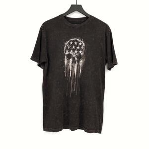 HOWITZER Clothing We The People Skull Tee Brown M